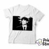 Muška bela majica Peaky Blinders crni portret. Print Store prodavnica