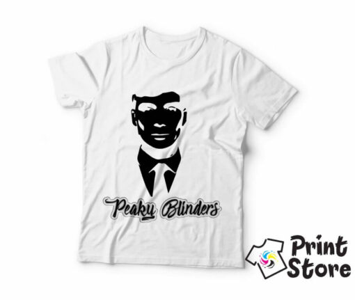 Peaky Blinders muška bela majica. Motive iz popularne serije možete pronaći u online prodavnici Print Store
