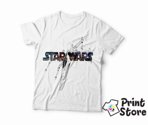 Muška bela majica Star Wars. Print Store online prodavnica