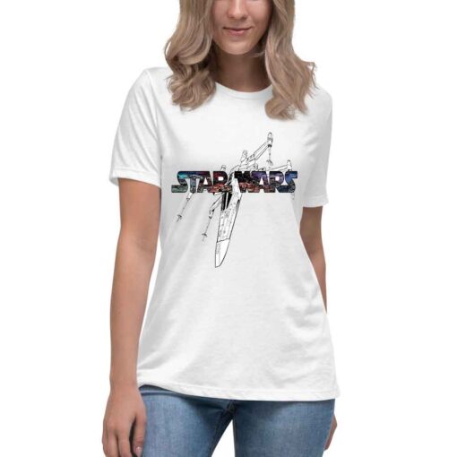 Ženska belamajica Star Wars. Majice sa poznatim serijama. Onlne prodavnica Print Store