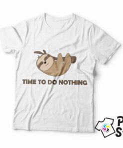 Muške bele majice , time to do nothing. Print Store online prodavnica majica