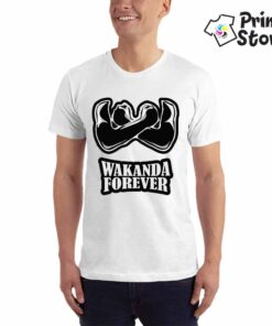 Wakanda Forever muška bela majica. Print Store online prodavnica