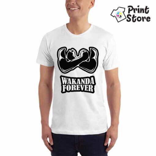 Wakanda Forever muška bela majica. Print Store online prodavnica