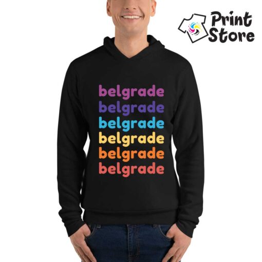 Duksevi sa kapuljačom Belgrade - Za sve ljubitelje glavnog grada Srbije. Print Store