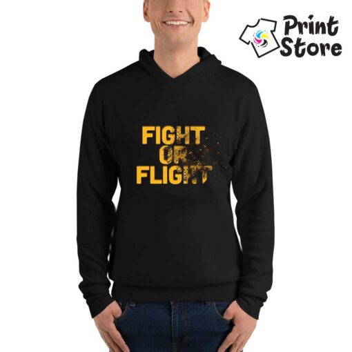 Fight or flight duks crni - Dizajnirajte svoj duks uz pomoć online dizajnera Print Store
