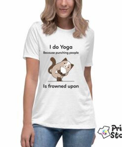 Ženska bela majica - majice sa natpisima u online shopu Print Store