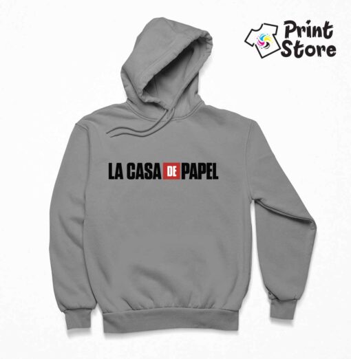 La casa de papel logo sivi duks muški