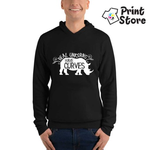 Dukserice Real unicorns have curves