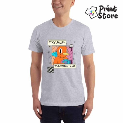 Stay Away send virtual hugs - Muške majice sa štampom - Print Store