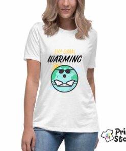 Ženska maijca Stop global warming - majice sa stampom