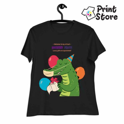 Welcome my virtual birthday party - ženske majice u online shopu print store