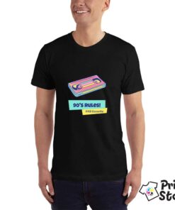90's rules crna majica - Print Store online shop