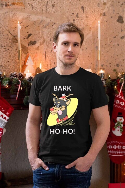 Bark ho ho muška novogodišnja majica - Originalni pokloni za novu godinu