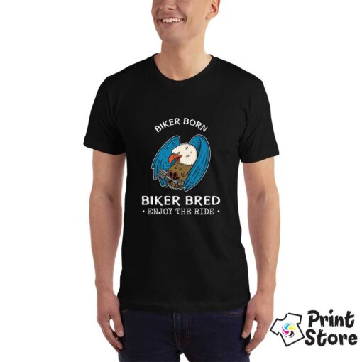 Biker Born - crna majica u Print Store shopu
