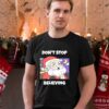 Don't stop believing muška majica za novu godinu