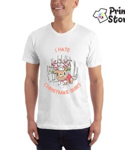 I hate christmas shirt - novogodišnja bela majica