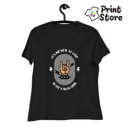 Rock majice - It's never to late to be a rockstar