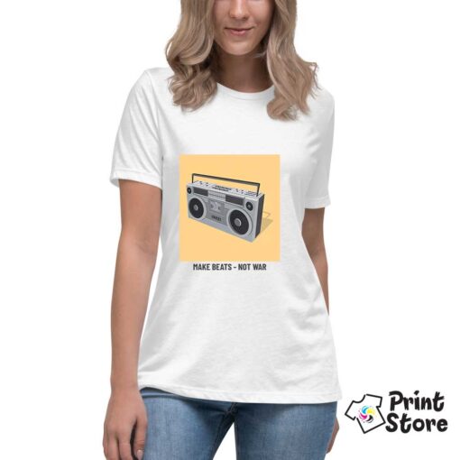 Make beats not war - muzičke majice ženske