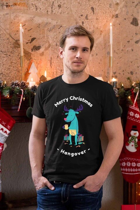Merry Christmas Hangover, novogodišnje majice kao originalan poklon. Samo u online shopu Print Store