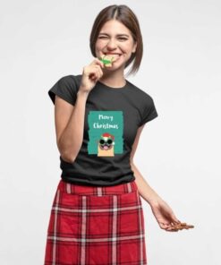 Merry Christmas pas ženske majice, novogodišnji pokloni u online prodavnici print store
