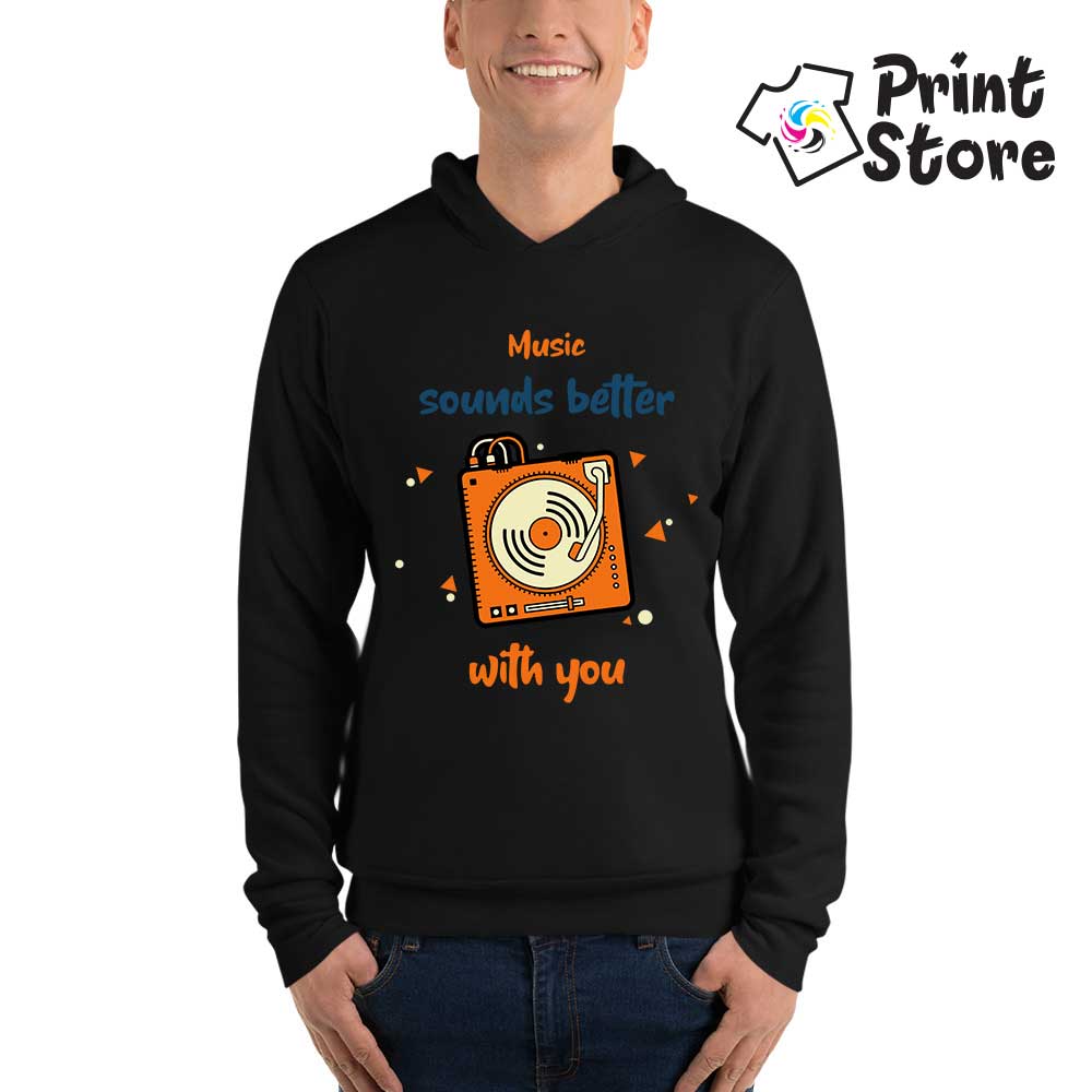 Music sounds better duks muški - Print Store online shop