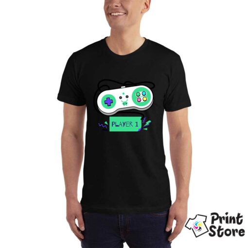 Player 1 Nintendo - crna majica