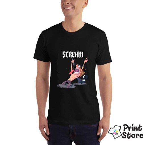 Scream - muška crna majica