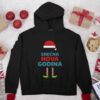 Novogodišnji crni duks sa kapuljačom - Srećna nova godina