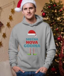 Muški duksevi srećna nova godina - originalan poklon za novu godinu. Print Store prodanvica