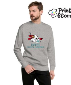 Sivi duks Happy global warming - Print Store online shop