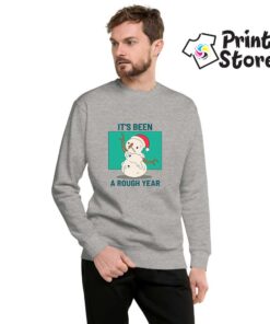It's been rough year sivi muški duks u online shopu Print Store