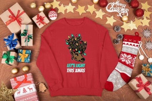 Let's light this xmas crveni duks