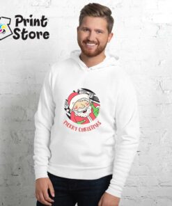 Beli duks sa kapuljačom Merry Christmas Deda Mraz. Novogodišnji duksevi u online shopu Print Store