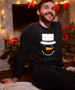 Mr. Snow crni muški duks. Super poklon za Novu godinu.