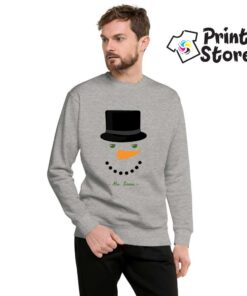 Mr. Snow sivi muški duks. Idealan duks za novogodišnje praznike.