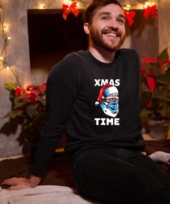 Xmas time maska crni novogodišnji duks. Idealan poklon za Novu godinu.