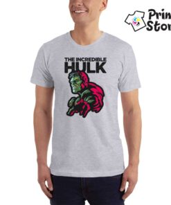 The Incredible Hulk siva muška majica Print Store