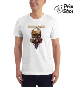 BIOHAZARD-(Art1)-bela-muska-majica