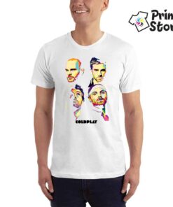 COLDPLAY-ART1-bela-muska-majica