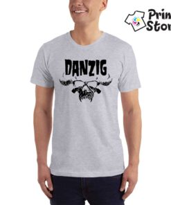 DANZIG-(Skull)-siva-muska-majica