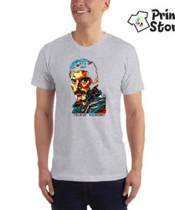FREDDIE-MERCURy-(Face-Art)-siva-muska-majica