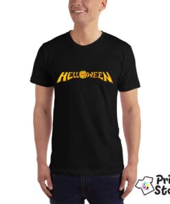 HELLOWEEN-(Band-logo)-crna-muska-majica