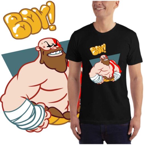 Boy-Badža-muška-bela-majica