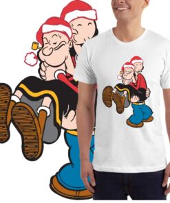 Popaj-duh-iz-spanaća-muška-siva-majica