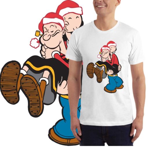 Popaj-duh-iz-spanaća-muška-siva-majica