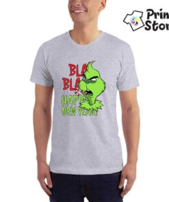 Bla-Bla-happy-new-Muška-siva-majica-kratak-rukav