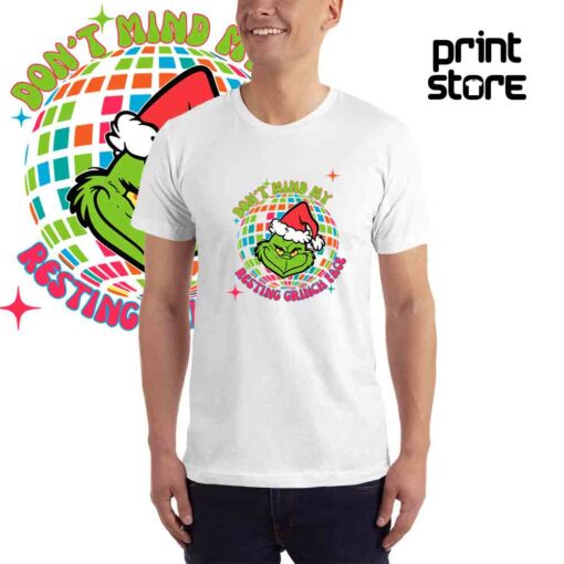 Don_t-mind-my-resting-grinch-face--Muška-bela-majica-kratak-rukav