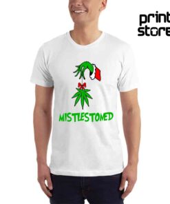 Mistlestomed-Muška-bela-majica-kratak-rukav