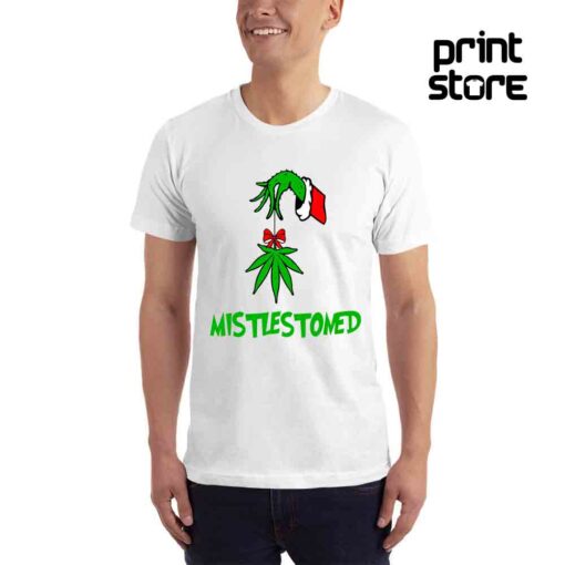 Mistlestomed-Muška-bela-majica-kratak-rukav