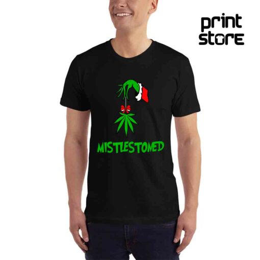 Mistlestomed-Muška-crna-majica-kratak-rukav